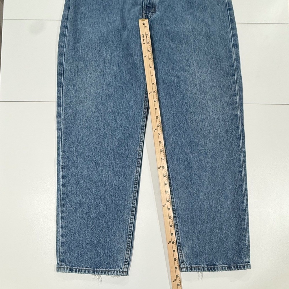 Levis 550 Relaxed Fit Tapered Leg Mens Jeans 38x32 Medium Wash Blue M136 - Picture 8 of 10